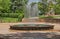 Part of public gardens - fountains and monument