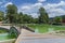 Part of public gardens - fountains and pond