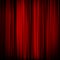 Part of a red curtain - dark. EPS 10