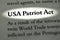 Part referring to the USA Patriot Act written in a legal business law textbook