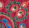 Part of traditional uzbek embroidery pattern