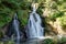 Part of the Triberg waterfalls. The highest waterfalls in Germany