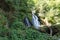 Part of the Triberg waterfalls. The highest waterfalls in Germany