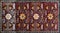 The part of turkish-azerbaijan handmade carpet.