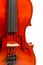 Part violin closeup