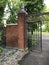 Part of W. A. Jensen Memorial Gate, Oregon State University