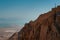 The part of wall of fortress Masada.