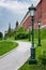 Part of a wall and towers of the Moscow Kremlin