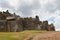 Part of the walls of the Sacsayhuaman fortress in Cusco. Peru.