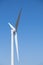 A part of a white metal windmill, on a beautiful clear day Netherlands Groningen, the Netherlands