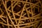 A part of a wicker sphere