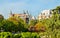 Parterre garden in Buen Retiro Park - Madrid, Spain