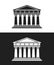 Parthenon architecture greek temple icon
