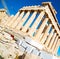 parthenon and historical athens in greece the old architecture