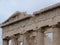 Parthenon.Monument in Athens. Restoration of the Acropolis in Athens.