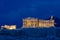 Parthenon at night on Acropolis