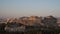 The Parthenon, Propylaea and Acropolis on a clear day with no clouds