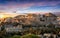 The Parthenon Temple at the Acropolis of Athens, Greece