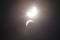 Partial Solare Eclipse Over Dallas Texas
