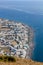 Partial town view of Kamari, Santorini, Greece