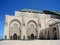 A partial view of Hasan II mosque in Casablanca, Morocco. It is one of the biggest mosques in the world