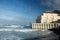 Partial view of King Hassan II Mosque, Casablanca, Morocco. Arab, maghreb.