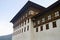 Partial view of the King`s Palace. Known as Dechencholing Palace. Thimphu.