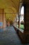 Partial view of the Magnolia Cloister of Basilica of Saint Anthony of Padua in Italy