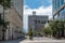 Partial view of Orange Ave. , Grand Bohemian Hotel and Orlando City Hall at downtown area 23