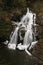 Partially-frozen Sitting Lady Falls at Witty\\\'s Lagoon in Metchosin, BC