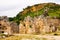 Partially reconstructed building of Nymphaeum in Perge, Turkey