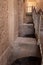 Partially  restored entrance to the ruins of the palace of King Herod - Herodion in the Judean Desert, in Israel