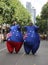 Participants marching during 2019 Australia Day Parade in Melbourne