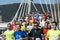 Participants in the popular Marathon in Pontevedra Spain