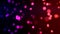 Particles bokeh glitter awards dust abstract background loop