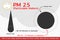 Particulate Matter 2.5 Microns , vector