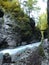 Partnachklamm canyon in Garmisch-Partenkirchen, Bavaria, Germany