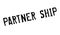 Partner Ship rubber stamp