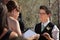 Partners Reading Marriage Vows