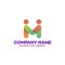 Partnership logo template business concept, emblem, icon, logotype,