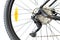 Parts of bicycle cassette chain rear derailleur wheel