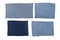 Parts of jeans material