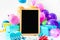 Party Background Balloons Chalkboard Party Decoration Confetti Serpentine Gift