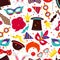 Party background or carnival pattern