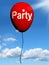Party Balloon Represents Parties Events