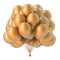 Party balloons bunch colorful golden birthday decoration