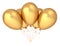 Party balloons five 5 golden. birthday decoration luxury shiny