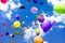 Party Balloons Flying Sky