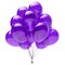 Party balloons purple helium balloon bunch violet glossy