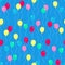 Party Balloons Seamless Repeat Pattern Vector